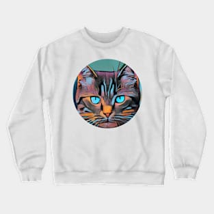 Adorable mycat, revolution for cats Crewneck Sweatshirt